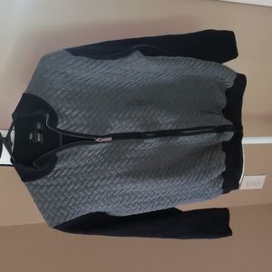Men's Hugo Boss zip up wool sweater size L